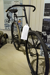 Brooklands Museum, cycle collection, Raleigh road racer c1893