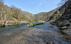 Dovedale and the river Dove