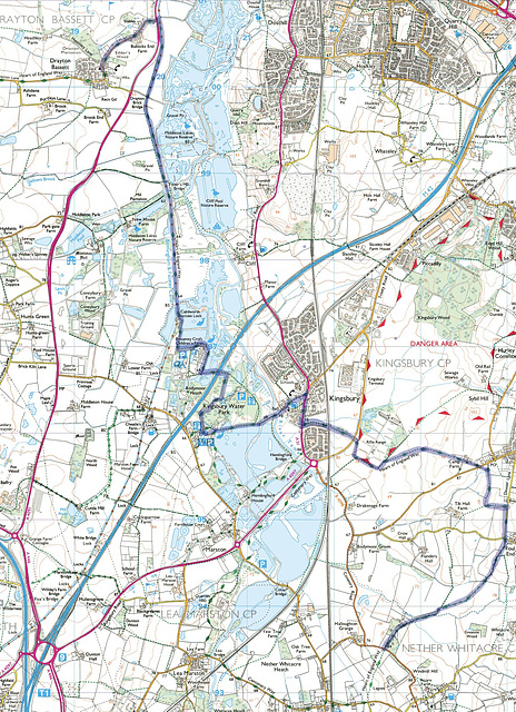 Drayton Basett to near Nether Whitacre (8.0m).