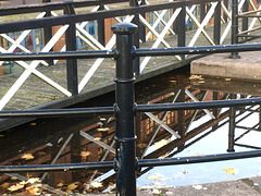 Canal basin fence