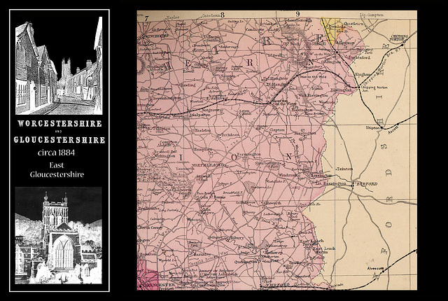 Worcs & Glos 1884 East Glos page 45 upper right