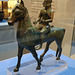 Bronze Statuette of a Warrior on Horseback from Taranto in the British Museum, May 2014