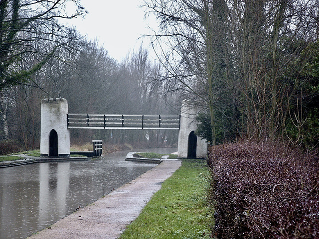 Drayton Swivel Bridge, Birmingham and Fazeley Canal. (Grade II Listed Building)