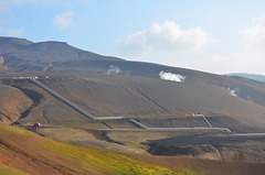 part of Bjarnarflag geothermal plant