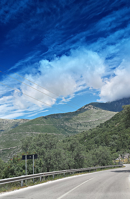 The Llogara Pass from the south