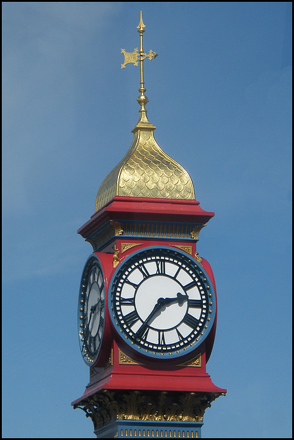 iconic Weymouth clock