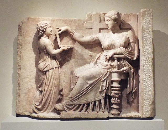 Marble Grave Relief in the Metropolitan Museum of Art, June 2016