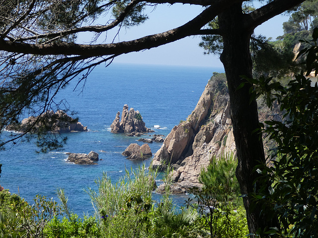 An der Küste von Blanes (Costa Brava)