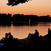 Stilles Abendvergnügen am See