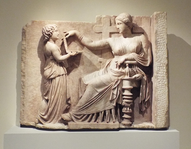 Marble Grave Relief in the Metropolitan Museum of Art, June 2016