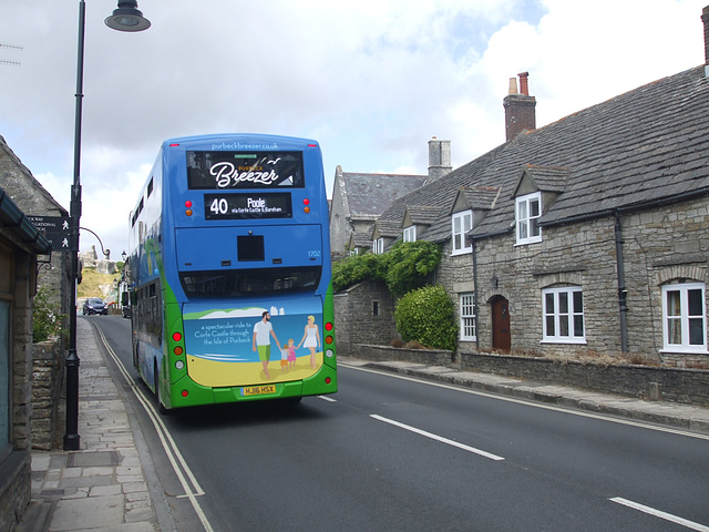 DSCF3793 More Bus 1702 (HJ16 HSX) at Corfe Castle - 28 Jul 2018