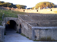 Access tunnel and seats.