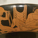 Detail of a Terracotta Kylix Attributed to the Ashby Painter in the Metropolitan Museum of Art, August 2019