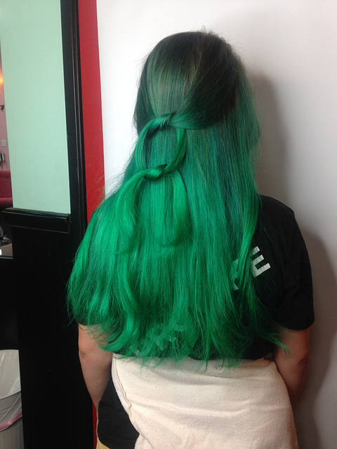 Green Hair Girl