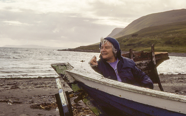 Mum on a Skye boat