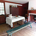 Kitchen in the Benjamin House in Old Bethpage Village, August 2022