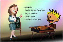 Calvin in der Schule