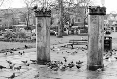 Toll gate posts, Park Crescent, Rusholme.