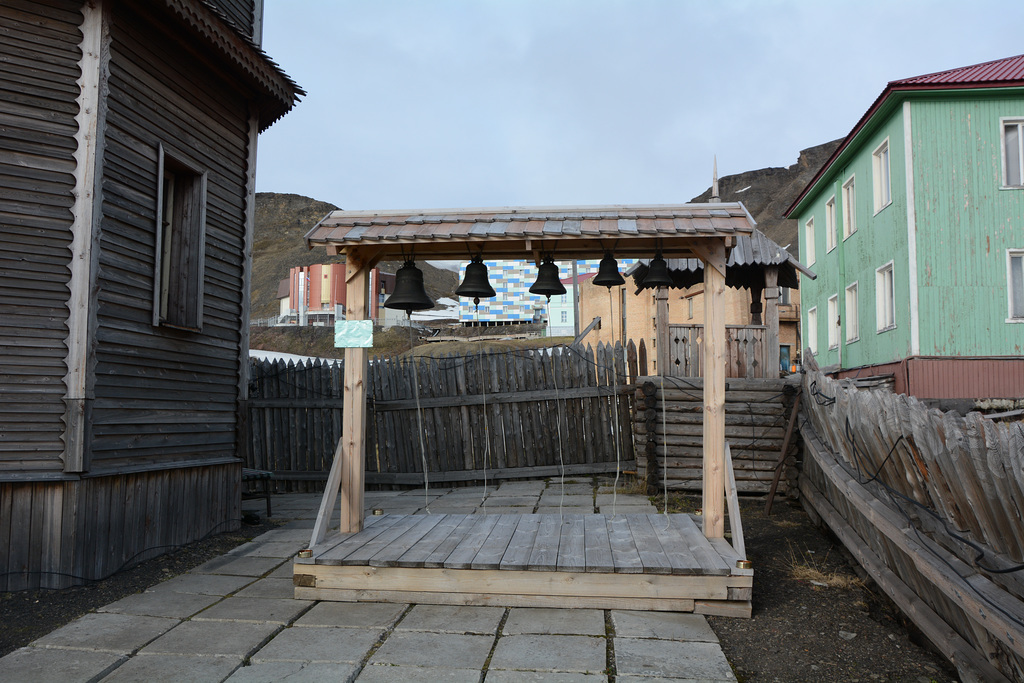 Bells of Russian Ortodox Church in Barentsburg