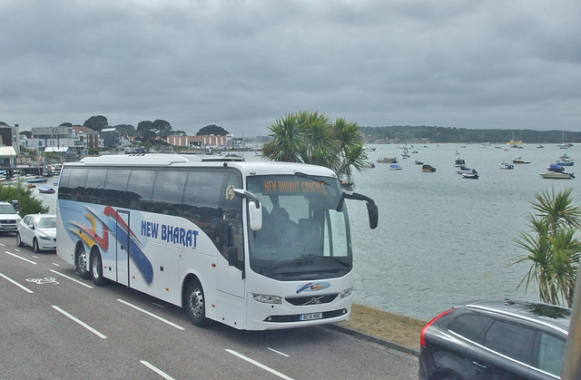 DSCF3934 New Bharat Coaches BC15 NBC at Sandbanks - 30 Jul 2018 DSCF3934 New Bharat Coaches BC15 NBC at Sandbanks - 30 Jul 2018