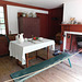 Kitchen in the Benjamin House in Old Bethpage Village, August 2022