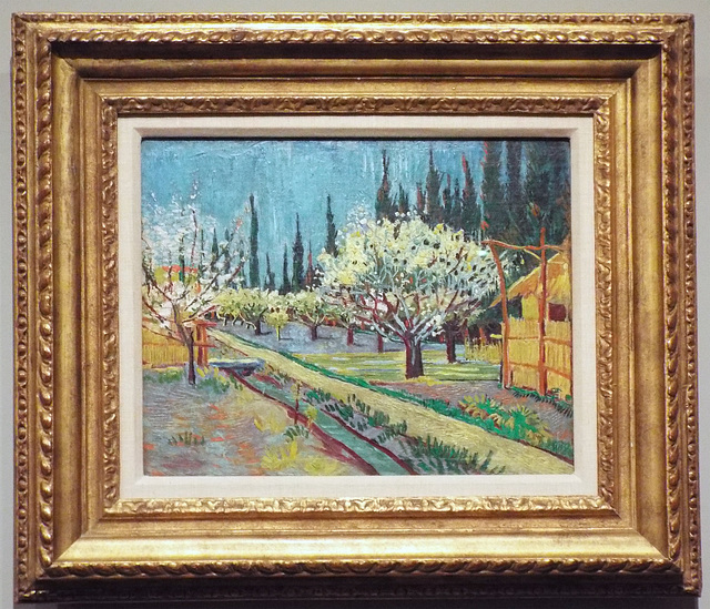 Orchard Bordered by Cypresses by Van Gogh (Yale Version) in the Metropolitan Museum of Art, July 2023