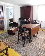 Dining Room and Parlor in the Benjamin House in Old Bethpage Village, August 2022