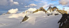 Vue depuis la cabane Bertol, Valais, Suisse