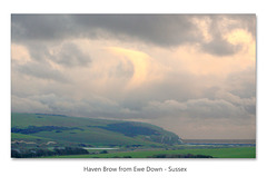 Clouds over Cuckmere Haven - 11.01.2016