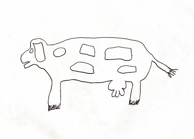 Cow Drawing