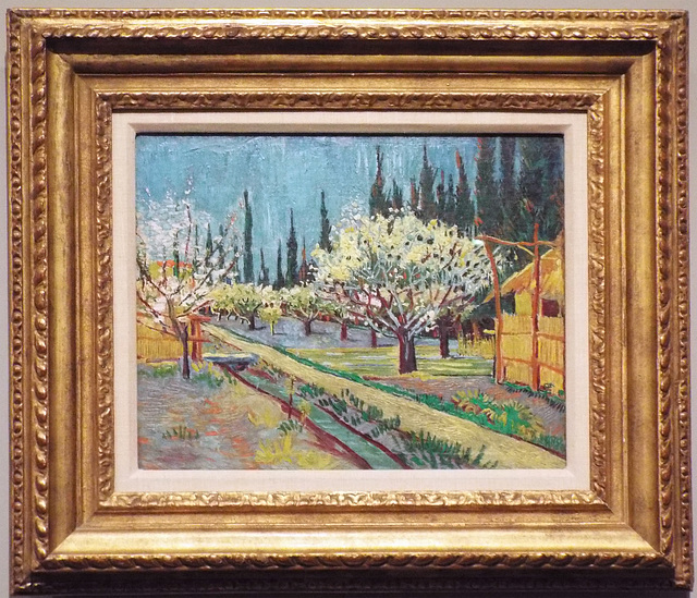 Orchard Bordered by Cypresses by Van Gogh (Yale Version) in the Metropolitan Museum of Art, July 2023