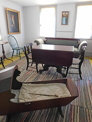 Dining Room and Parlor in the Benjamin House in Old Bethpage Village, August 2022