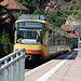 Die S41 nach Karlsruhe in Weisenbach im Murgtal