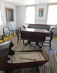 Dining Room and Parlor in the Benjamin House in Old Bethpage Village, August 2022