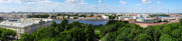 Sankt Petersburg with Gazprom-Tower PIP