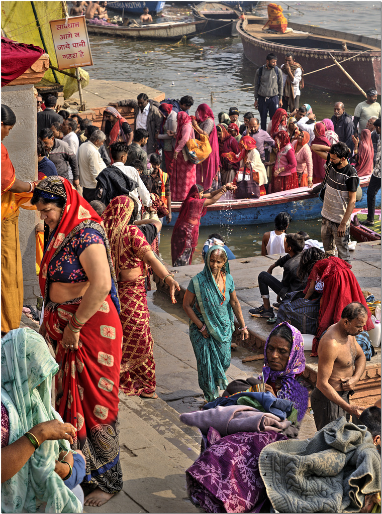 Bathers in the Ganges