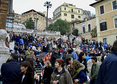 Die 'Spanische Treppe' in Rom Die 'Spanische Treppe' in Rom