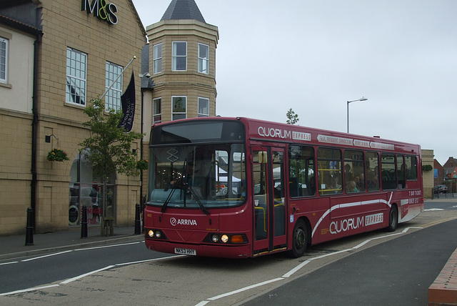 DSCF3993  Arriva NK53 HHY in Morpeth - 16 Jun 2016