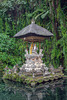 The shrine in the water pool