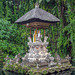 The shrine in the water pool