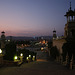 Barcelona At Dusk