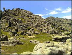 La Sierra de La Cabrera - granite country. The joy here is to follow the ridge as closely as possible! So, time permitting, I do just that!