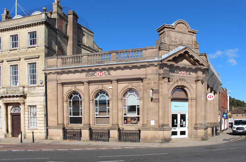 HSBC Bank Corner of North Brink and Old Market, Wisbech, Cambridgeshire