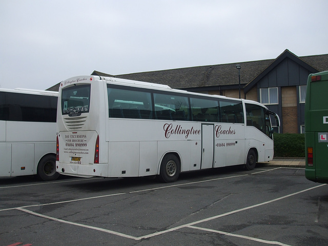 DSCF0736 Collingtree Coaches YN07 LKA at Peterborough Services - 22 Feb 2018