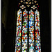 Le vitrail : le voeu des Lamballais à la collégiale Notre Dame de Lamballe (22)