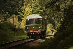 Diesel Railcar on East Lancs railway