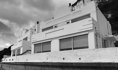 White houses on the beach