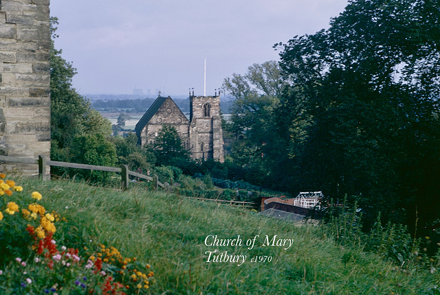 Church of St Mary, Tutbury c1970 (Scan from slide)