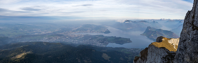 Luzern vom Pilatus aus