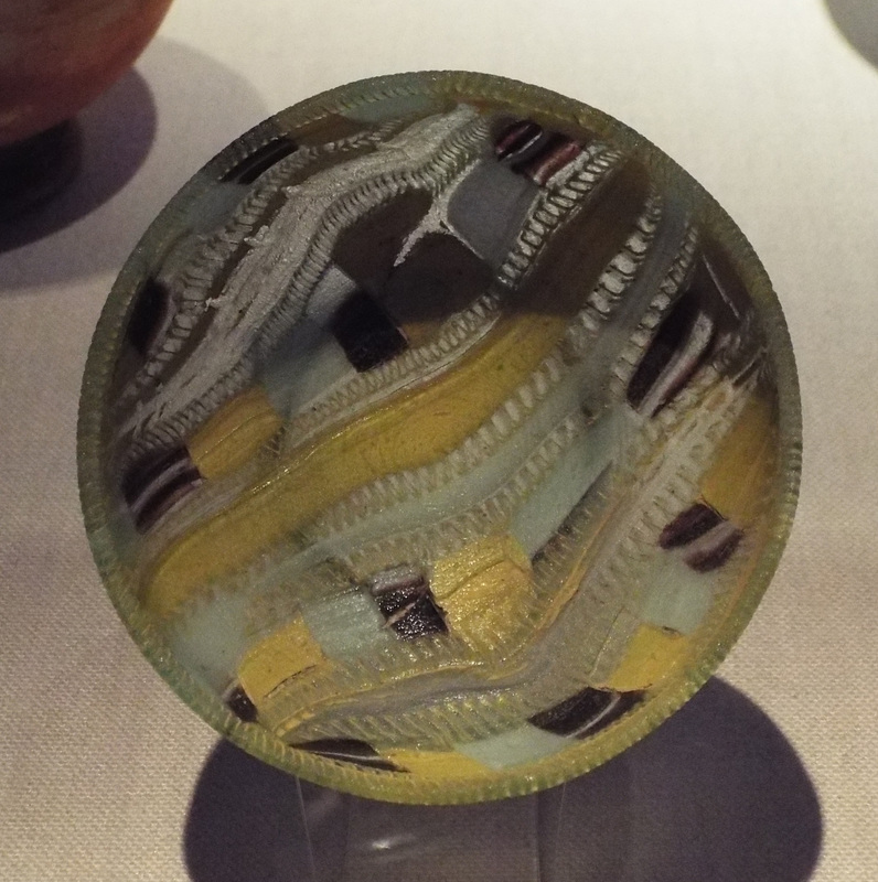 Glass Lobed Bowl from the Antikythera Shipwreck in the Metropolitan Museum of Art, July 2016